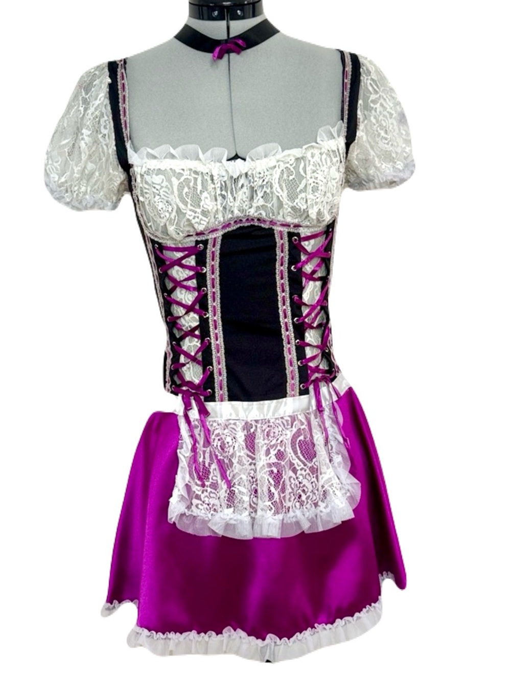 Vintage Gretchen Beer Girl Corset Costume Set S